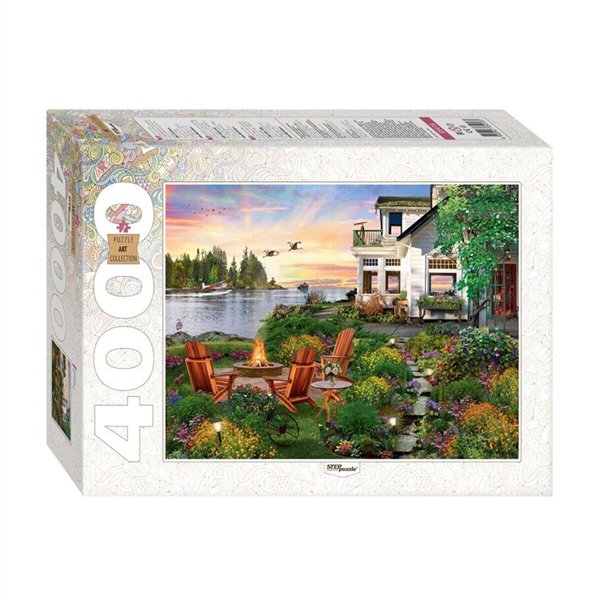Пазлы Step Puzzle Дом у реки 4000 деталей  купить,NaN
