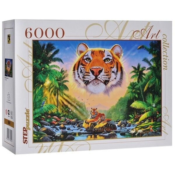 Пазлы Step Puzzle Величественный тигр 6000 деталей  купить,NaN