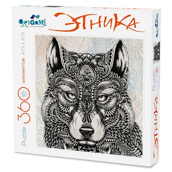 Пазл Origami Этника  Волк 360эл купить,NaN