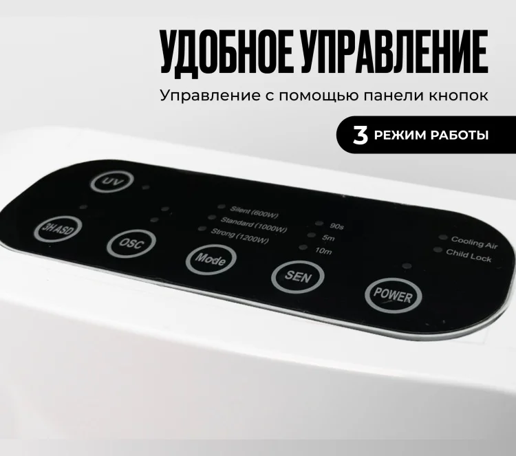 Тепловентилятор YEPO EH-003 White
