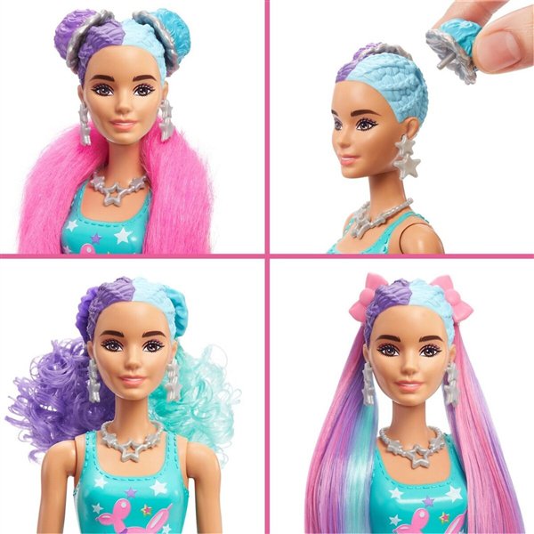 Кукла Barbie Colour Reveal Волшебные волосы бирюзовая купить,NaN
