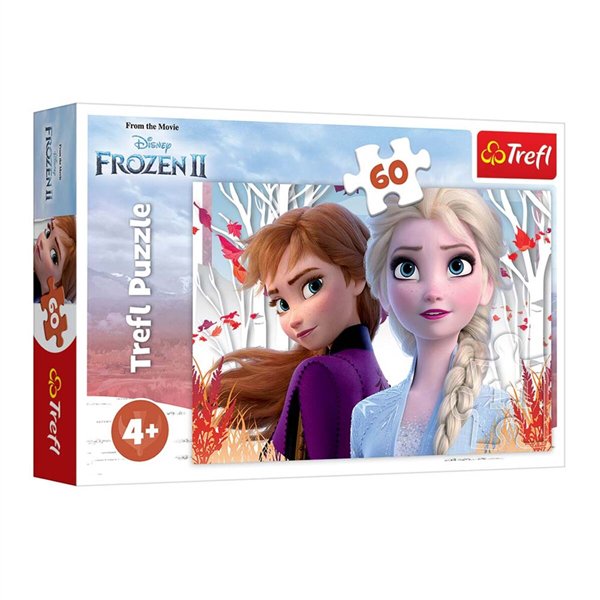  Пазл Trefl Frozen Волшебный мир Анны и Эльзы 60дет купить,NaN