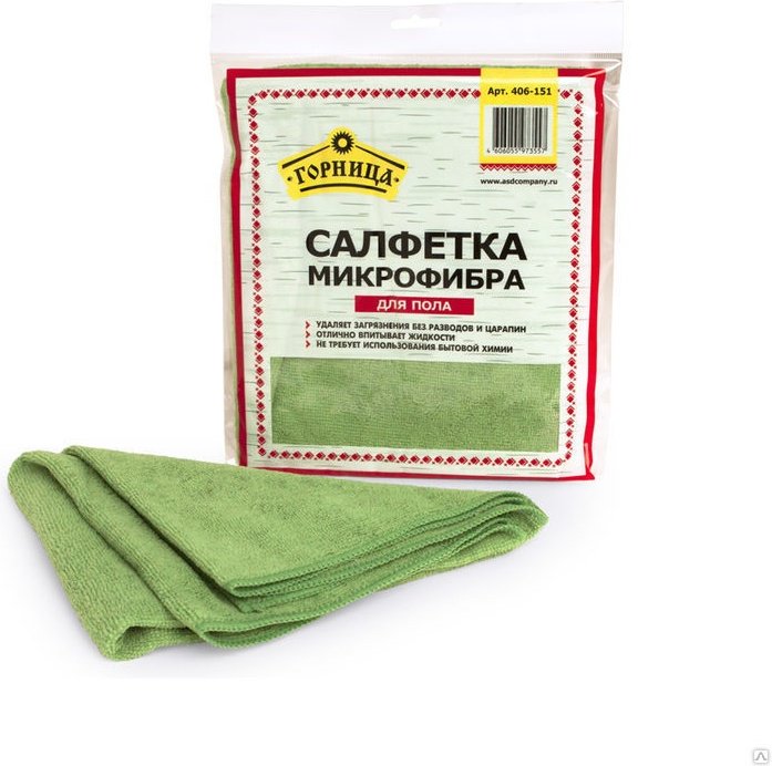 Горница тряпка 406-151 1 шт, микрофибра - ForteMarket Горница тряпка 406-151 1 шт, микрофибра купить,0