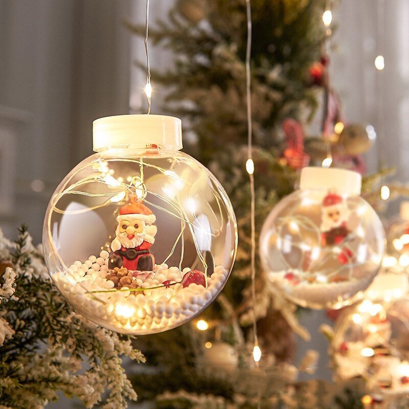 Электрогирлянда Бахрома, шарики CURTAIN LIGHT цвет свечения холодный белый 3 м