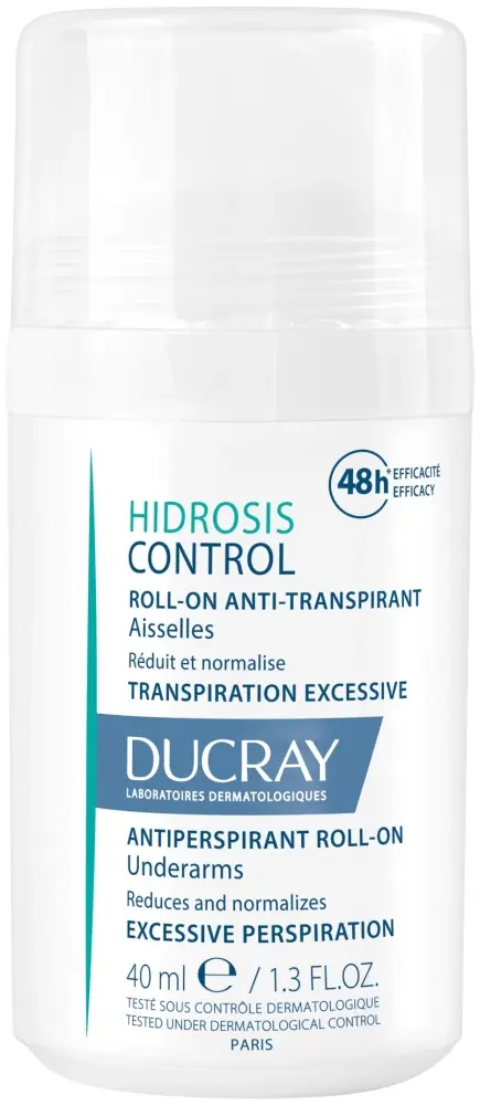 DUCRAY Hidrosis Control дезодорант-антиперспирант унисекс 40 мл купить,NaN