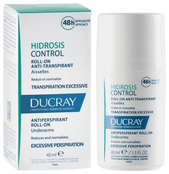DUCRAY Hidrosis Control дезодорант-антиперспирант унисекс 40 мл купить,NaN