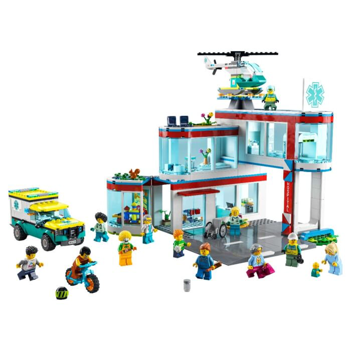 Конструктор Lego City Больница 60330 816 предметов