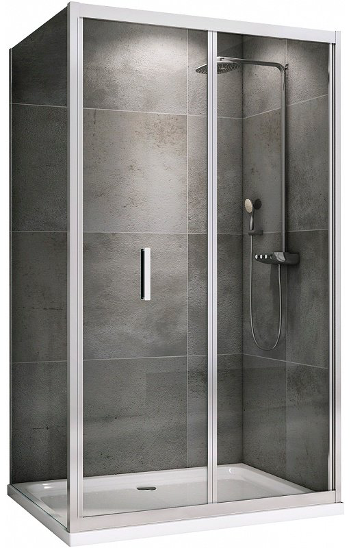Душевое ограждение Abber двухстенное AG07110-S90 , 1100х1950 мм купить,NaN