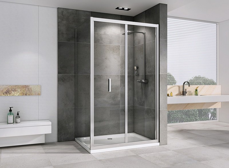 Душевое ограждение Abber двухстенное AG07110-S90 , 1100х1950 мм - ForteMarket Душевое ограждение Abber двухстенное AG07110-S90 , 1100х1950 мм купить,0