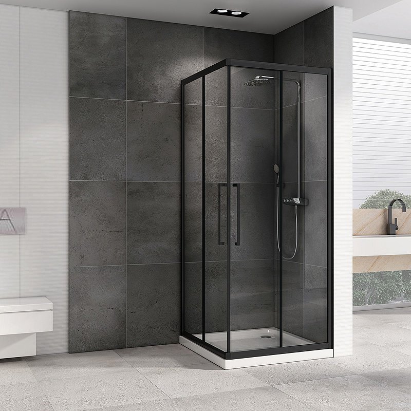 Душевое ограждение Abber двухстенное AG02080BH-S80B, 800х1900 мм купить,NaN