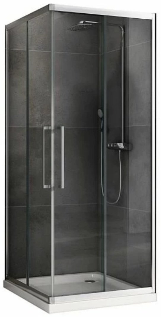 Душевое ограждение Abber двухстенное AG02080H, 800х1950 мм