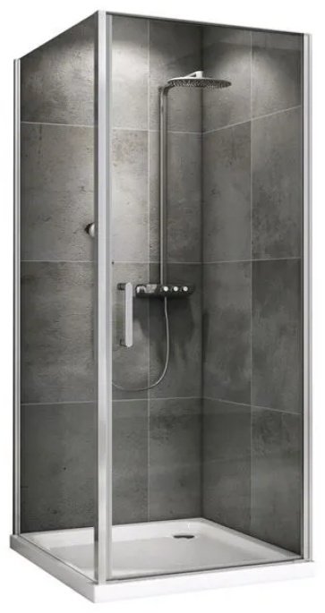Душевое ограждение Abber двухстенное AG04070-S100, 1000х1950 мм купить,NaN
