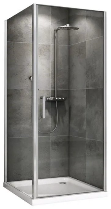Душевое ограждение Abber двухстенное AG04070-S100, 1000х1950 мм купить,NaN
