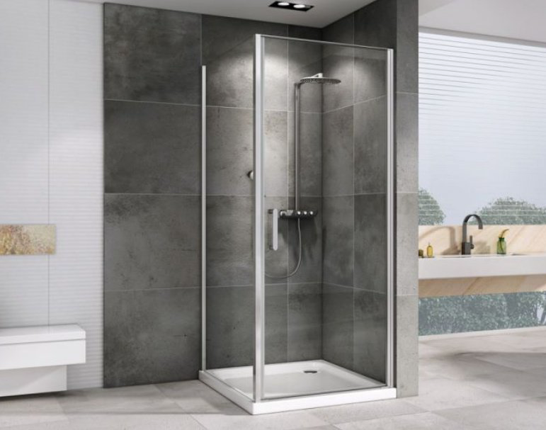 Душевое ограждение Abber двухстенное AG04070-S100, 1000х1950 мм купить,NaN