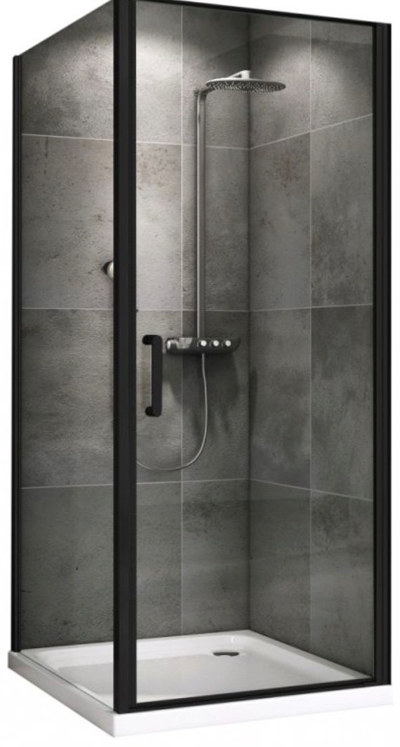 Душевое ограждение Abber двухстенное AG04080B-S80B, 800х1950 мм купить,NaN