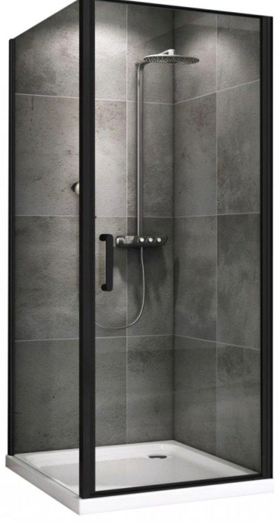Душевое ограждение Abber двухстенное AG04080B-S80B, 800х1950 мм купить,NaN
