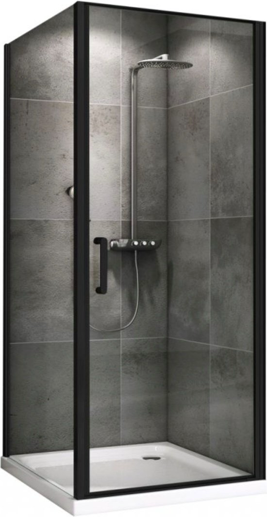 Душевое ограждение Abber двухстенное AG04080B-S90B, 900х1950 мм купить,NaN