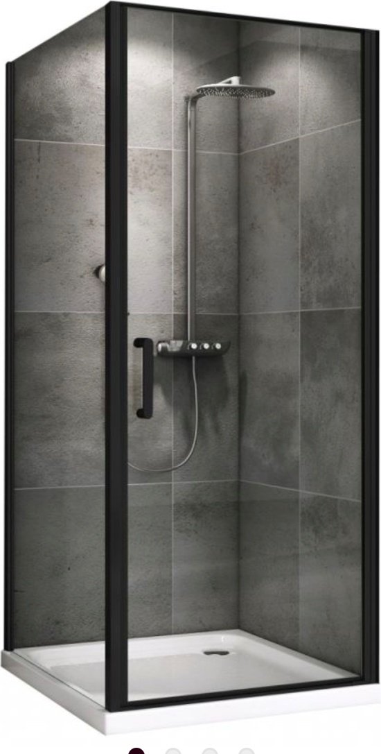 Душевое ограждение Abber двухстенное AG04090B-S80B, 800х1950 мм купить,NaN