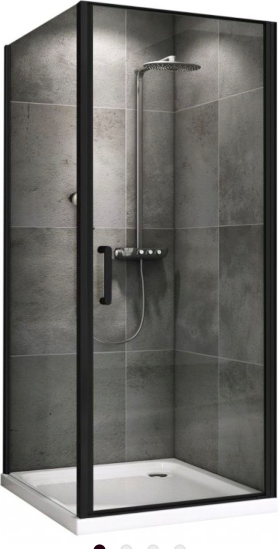 Душевое ограждение Abber двухстенное AG04090B-S80B, 800х1950 мм купить,NaN