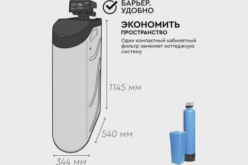 Фильтр кабинетного типа Барьер PRO HERO 835S О030Р01