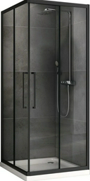 Душевое ограждение Abber двухстенное AG02080BH, 800х1950 мм