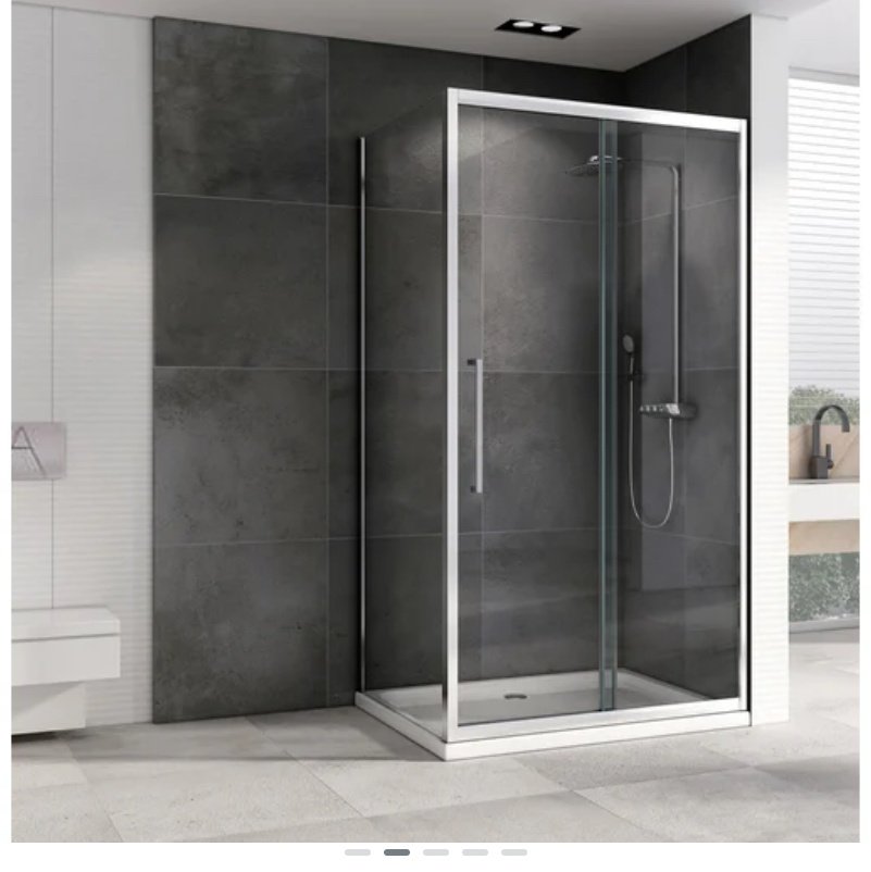 Душевое ограждение Abber двухстенное AG30150H-S50, 1500х1950 мм купить,NaN