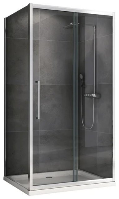 Душевое ограждение Abber двухстенное AG30150H-S60, 600х1950 мм