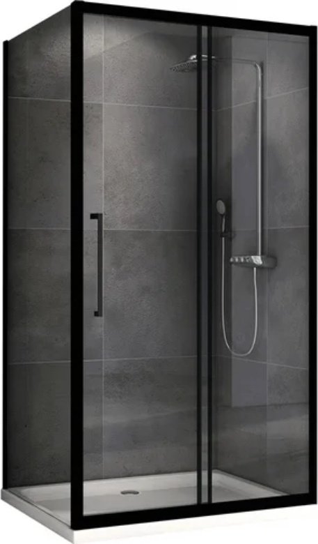 Душевое ограждение Abber двухстенное AG30160BH-S50B, 1600х1950 мм купить,NaN