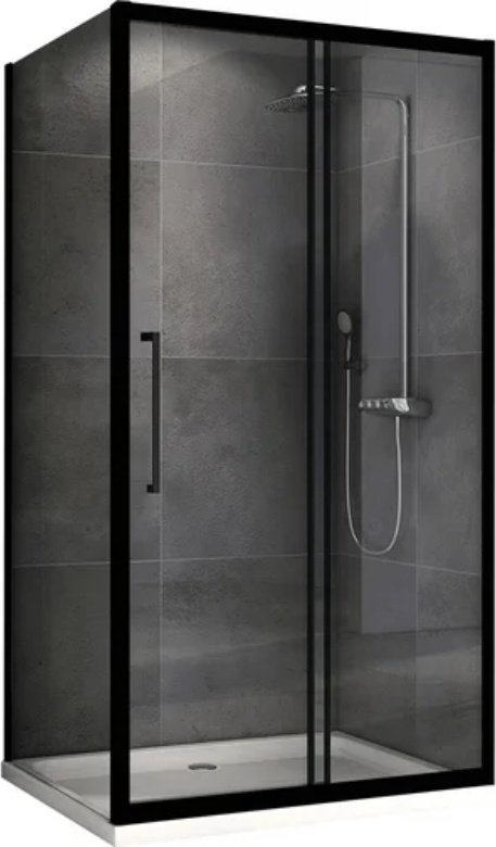 Душевое ограждение Abber двухстенное AG30160BH-S50B, 1600х1950 мм купить,NaN