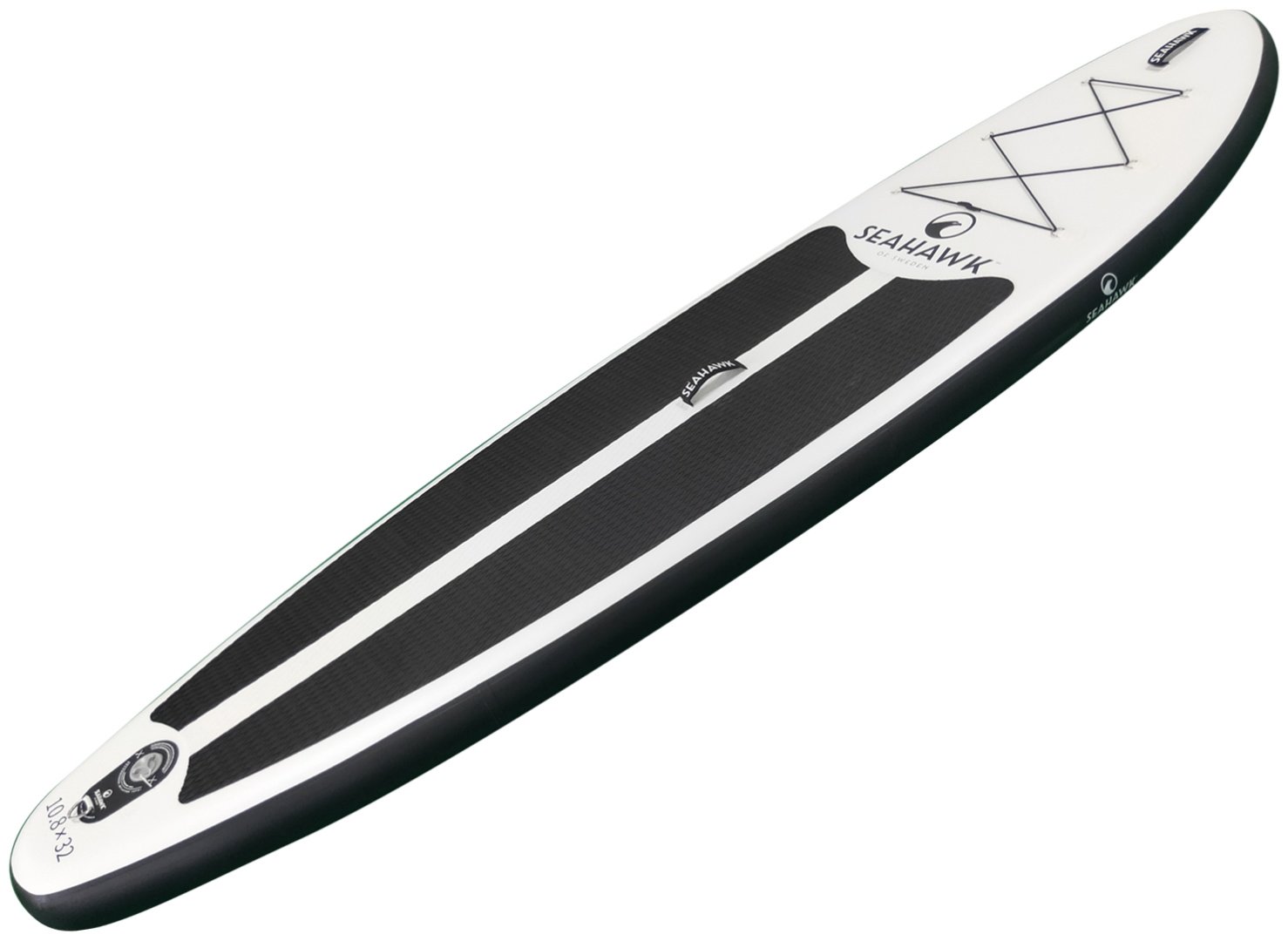 Доска Seahawk 10.8 2024 325 черный, белый - ForteMarket Доска Seahawk 10.8 2024 325 черный, белый купить,0
