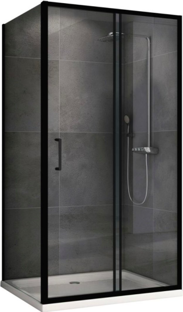 Душевое ограждение Abber двухстенное AG30140B5-S100B5, 1000х1950 мм