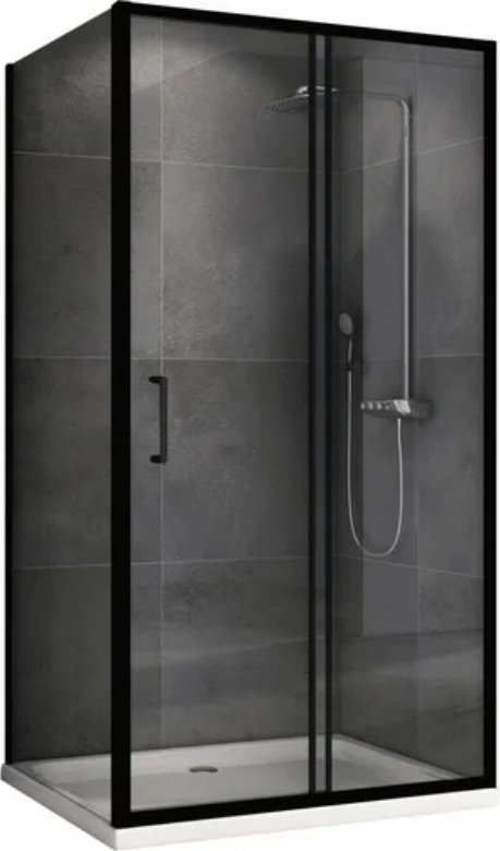 Душевое ограждение Abber двухстенное AG30140B5-S60B5, 600х1900 мм