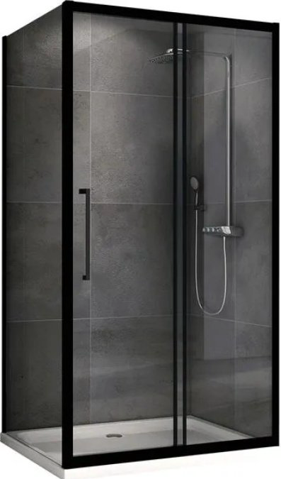 Душевое ограждение Abber двухстенное AG30110BH-S50B, 500х1950 мм купить,NaN
