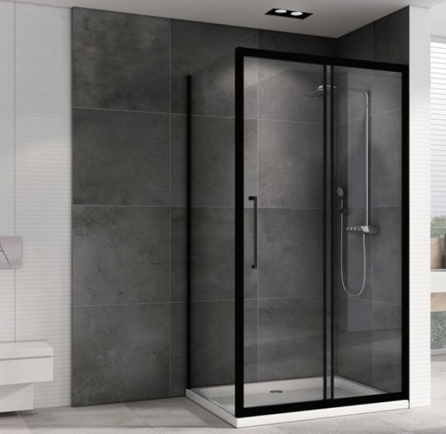 Душевое ограждение Abber двухстенное AG30140BH-S50B, 500х1950 мм купить,NaN