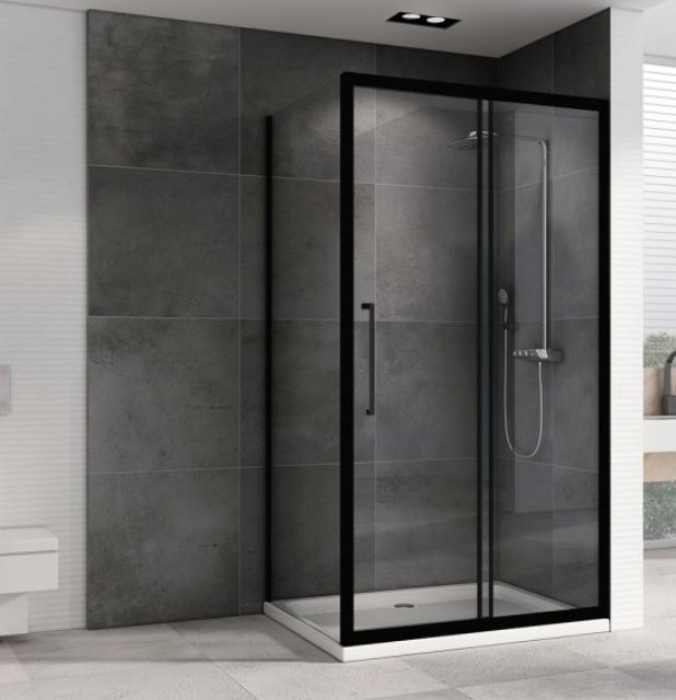 Душевое ограждение Abber двухстенное AG30110BH-S50B, 500х1950 мм купить,NaN