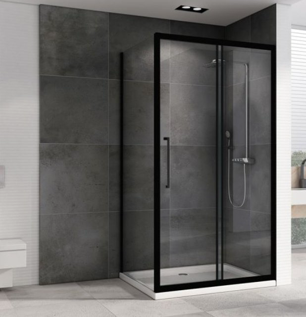 Душевое ограждение Abber двухстенное AG30110BH-S50B, 500х1950 мм купить,NaN