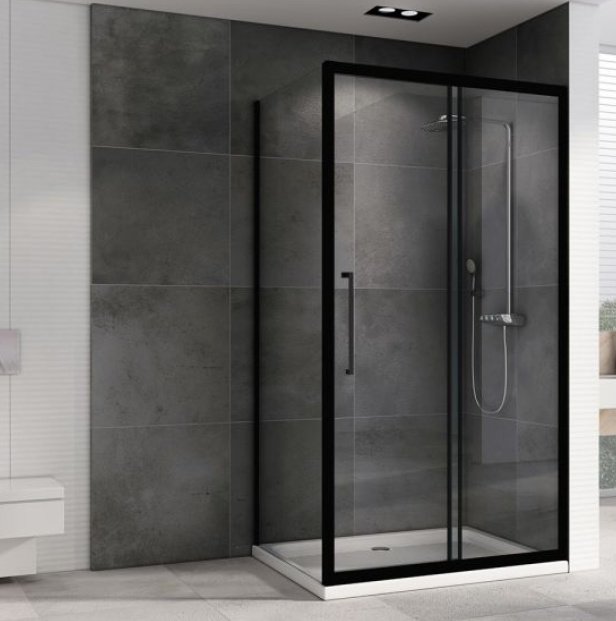 Душевое ограждение Abber двухстенное AG30140BH-S60B, 600х1950 мм купить,NaN
