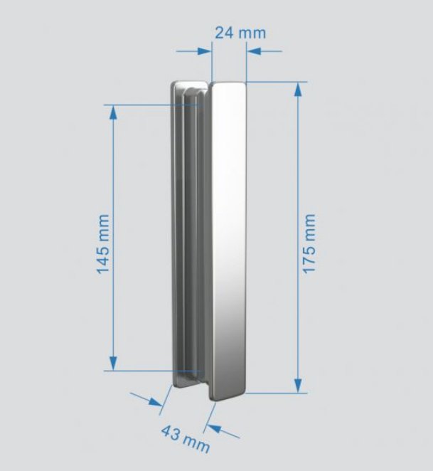 Душевое ограждение Abber двухстенное AG07120-S100, 1000х1950 мм купить,NaN