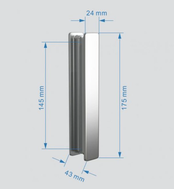 Душевое ограждение Abber двухстенное AG07120-S100, 1000х1950 мм купить,NaN