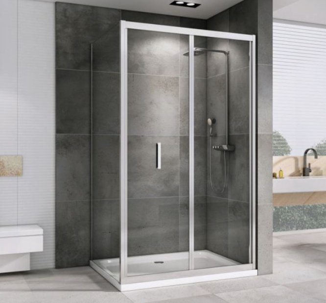 Душевое ограждение Abber двухстенное AG07120-S100, 1000х1950 мм купить,NaN