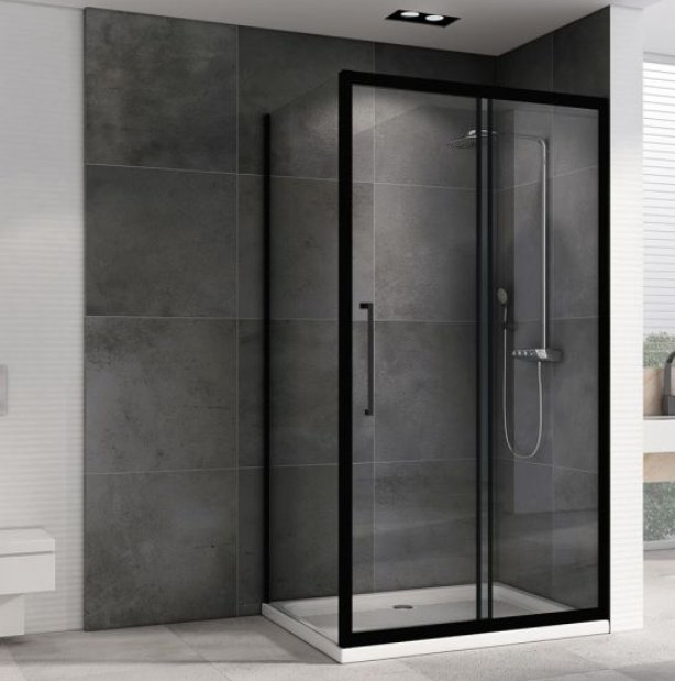 Душевое ограждение Abber двухстенное AG30110BH-S60B, 600х1950 мм купить,NaN