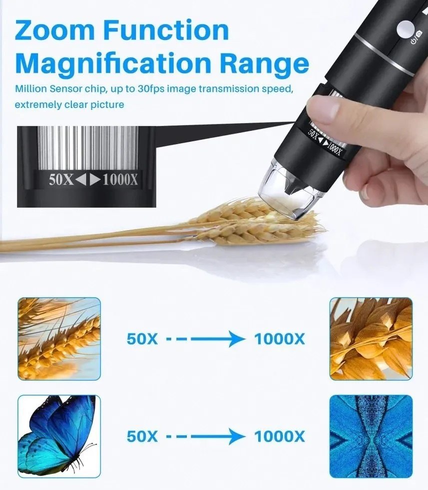 Микроскоп WiFi 1000Х - ForteMarket Микроскоп WiFi 1000Х купить,0