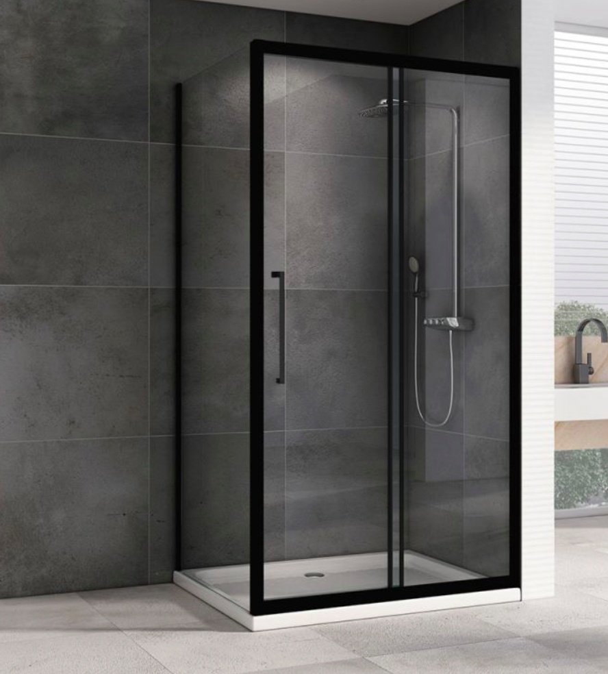 Душевое ограждение Abber двухстенное AG30110BH-S80B, 800х1950 мм купить,0