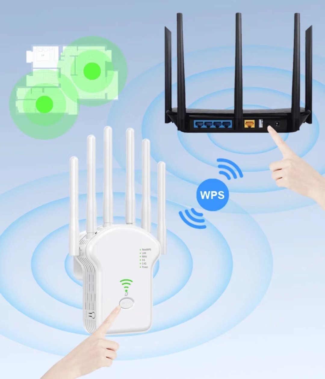 Усилитель интернет-сигнала WIFI купить,0