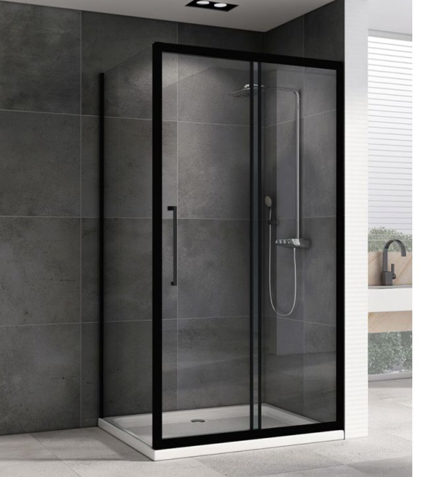 Душевое ограждение Abber двухстенное AG30140BH-S90B, 900х1950 мм купить,NaN