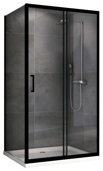 Душевое ограждение Abber двухстенное AG30140B-S80B, 800х1950 мм купить,NaN