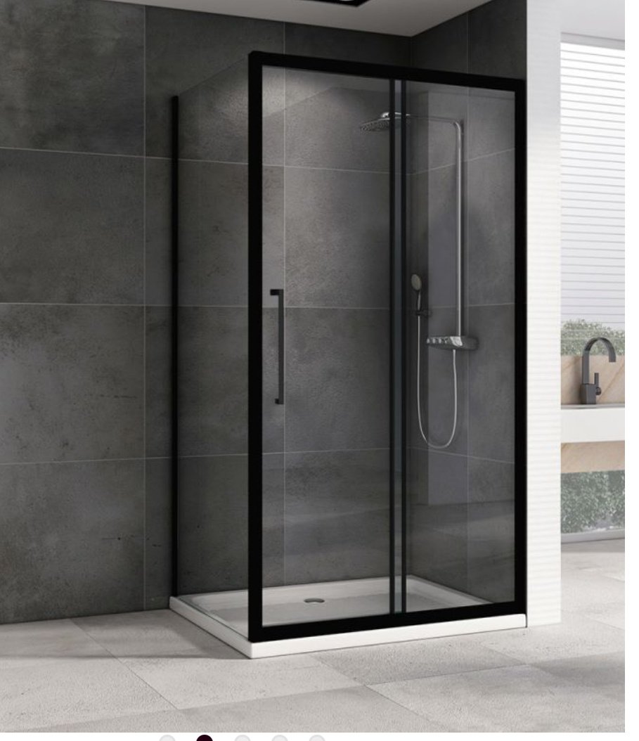 Душевое ограждение Abber двухстенное AG30110BH-S90B, 900х1950 мм купить,0