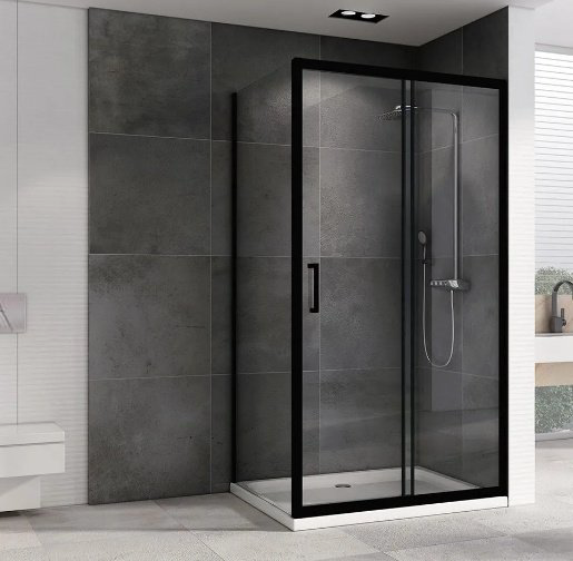 Душевое ограждение Abber двухстенное AG30140B-S80B, 800х1950 мм купить,NaN