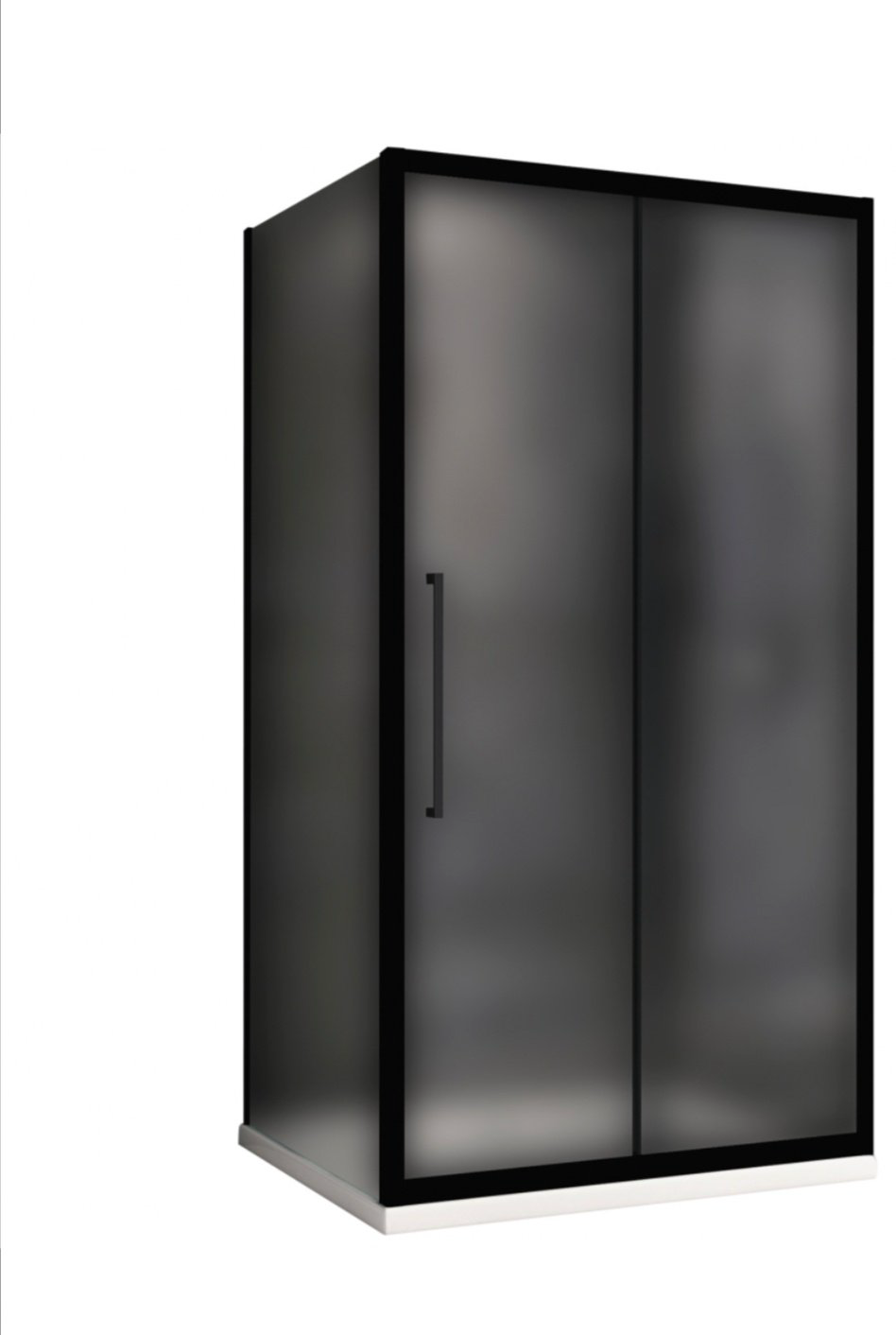 Душевое ограждение Abber двухстенное AG30110BMH-S80BM, 800х1950 мм купить,NaN