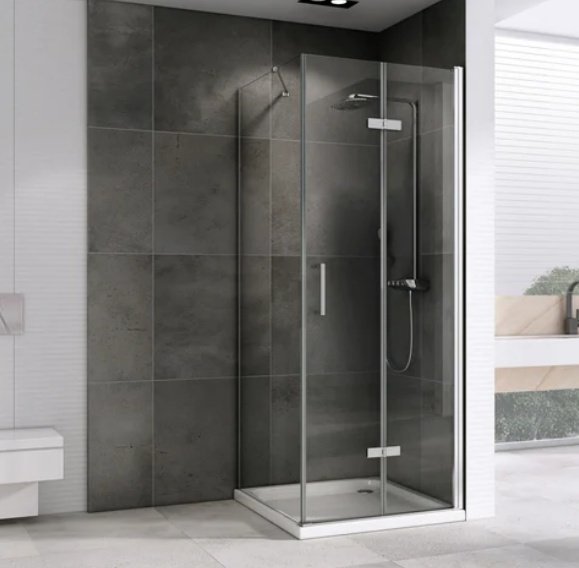 Душевое ограждение Abber двухстенное AG08080P-S81, 800х1950 мм